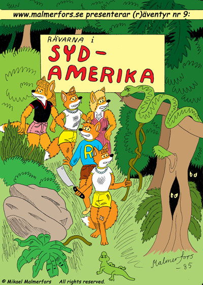 Rvarna i Sydamerika - Omslag