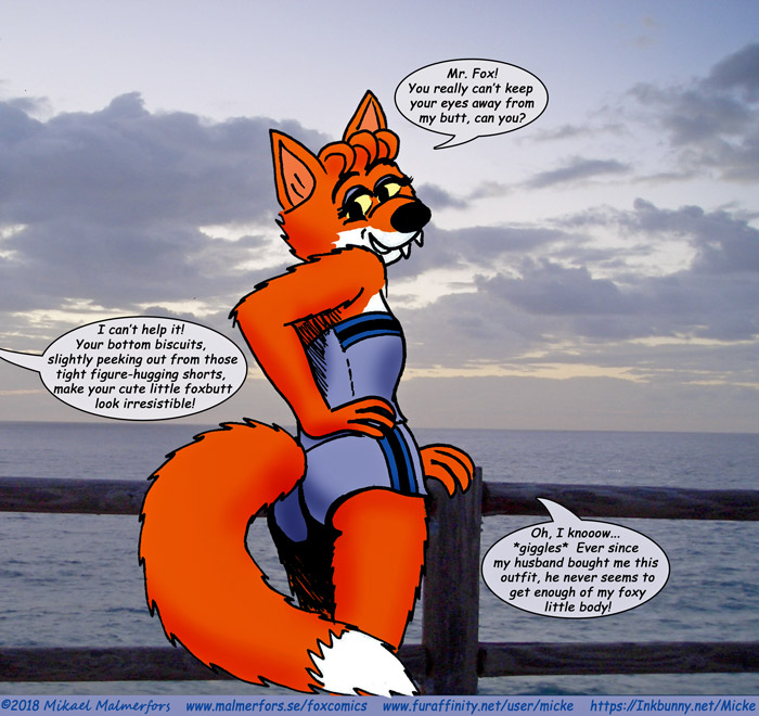 Pic 142 - Must... resist... urge... to SPANK that FOXBUTT!!